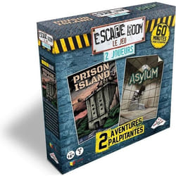 Jeux Societe - Games- Coffret Escape Room Jeu 2 Joueurs 5073 Asylum Prison Island E Kidnappé
