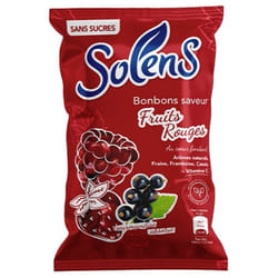 Solens Bonbons Sans Sucres Saveur Fruits Rouges 100 g