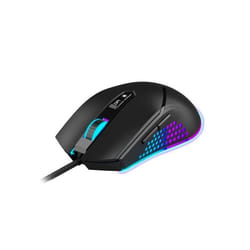Souris Gaming - CHALLENGER - Noir - Optique - 6400 Dpi - 7 boutons programmables - RGB LED