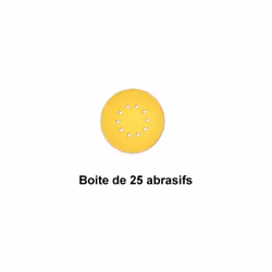 Abrasif Sunflex jaune Ø225 GR 100 FLEX boite de 25 - 307010
