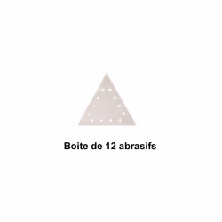 Abrasif Moussflex argent triangle GR120 FLEX boite de 12 - 315012
