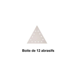 Abrasif Moussflex argent triangle GR120 FLEX boite de 12 - 315012