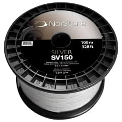 NorStone Câble speaker argent - 100 m
