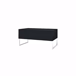 Norstone Khalm, Table de nuit / chevet, Noir, 1 tiroir(s), Panneaux MDF, CE, 1110 mm