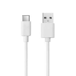 WATT&CO CA-TYPEC-BLC-B câble USB 1 m USB 3.2 Gen 1 (3.1 Gen 1) USB C USB A Blanc
