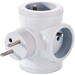 Watt&co - Triplite rotative Blanche 3x16A - Watt&Co