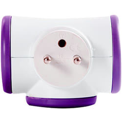 Watt&co - Triplite 3x16A rotative - Violet - Watt&Co