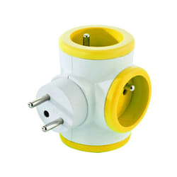Watt&co - Chargeur Triplite 3x16A rotative 180°