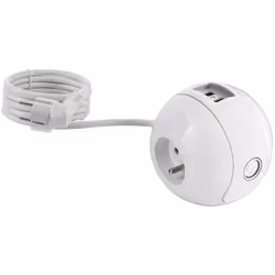 Multiprise Multimédia WATTBALL 2P 16A + 1P 6A + USB 2.1A Découvrez et profitez de la gamme électrique WATT&CO, avec des solut ...