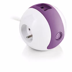 Multiprise Multimédia WATTBALL 2P 16A + 1P 6A + USB 2.1A Découvrez et profitez de la gamme électrique WATT&CO, avec des solut ...