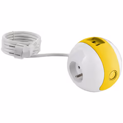 Multiprise Multimédia WATTBALL 2P 16A + 1P 6A + USB 2.1A Découvrez et profitez de la gamme électrique WATT&CO, avec des solut ...