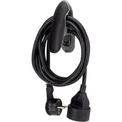 Rallonge 5m Noire avec pince - Watt&Co
