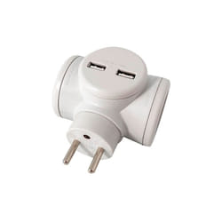 Multiprise Biplite 2X16A + 2 Ports usb (usb-c et usb-a) Watt&Co