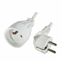 Rallonge avec terre 2M 3X1MM2