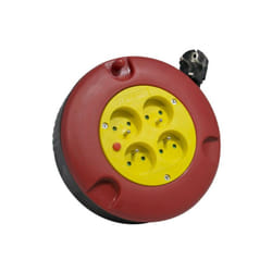 ENROULEUR 5M 4PRISES 3x1.5MM2