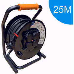 Description générale Cet enrouleur électrique de chantier d’une longueur de 25 mètres est conçu avec un câble H07RN-F 3G2.5 m ...