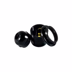 douille noire e27+ bague branchement automatique