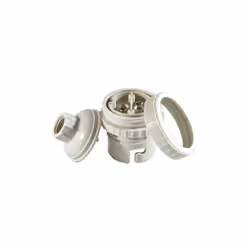 douille blanche b22 + bague
