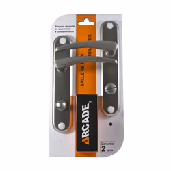 Description générale Ensemble de 2 poignées de porte à condamnation intérieure en aluminium, idéal pour une utilisation sur u ...