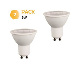 Lot de 2 ampoules LED GU10 36° 5W (equiv. 50W) 345Lm 3000K