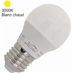 Jamais UTILISÉ]Ampoule led E27 sphérique 4,9W 470Lm 3000K - garantie 2 ans