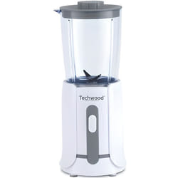 Bol mixeur blender - TECHWOOD - TBL-201 - 500 ML - 300 Watt - Blanc/Gris