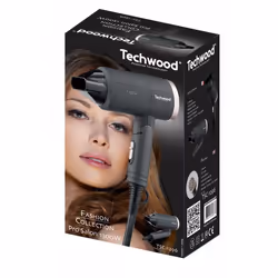 Techwood TSC-1296 sèche-cheveux 1300 W Noir - Vue supplémentaire 3