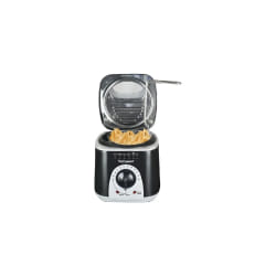 Techwood TFF-86 friteuse Unique 1 L Autonome 950 W Noir, Gris