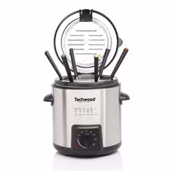 Techwood TFF-99I, Friteuse, 1 L, 80 °C, 190 °C, 6 personne(s), Unique
