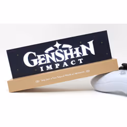 Neamedia Genshin Impact, Figurine lumineuse décorative, Noir, Or, Blanc, Ambiance, 1 ampoule(s), LED, Batterie