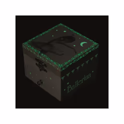 Trousselier Boite à Musique Cube Phosphorescent Ballerina