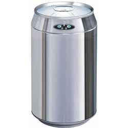 Poubelle de cuisine automatique can Argent Acier inoxydable 30 l