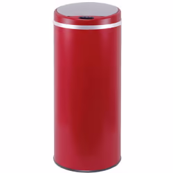 Kitchen Move - Poubelle de cuisine automatique soho Rouge Acier inoxydable 42 l