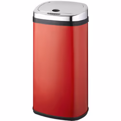 Kitchen move - poubelle automatique 42l rouge/inox - bat-42ls02a red ss