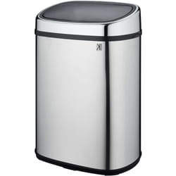 Poubelle de cuisine push CITY Argent Acier inoxydable 48 L