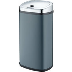 Kitchen Move - Poubelle de cuisine automatique largo Gris Acier inoxydable 42 l