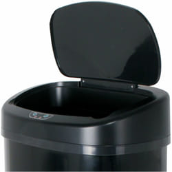 Couvercle de poubelle automatique majestic Noir Plastique