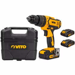 La perceuse sans fil 18V VITO BSF18V2BLi allie puissance et légèreté puisqu'elle ne pèse que 1,59 kg. Munie de deux batteries ...