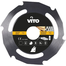 Vito - Disque coupe bois et pvc 115 x 1,8mm Meuleuse Alesage 22.5mm