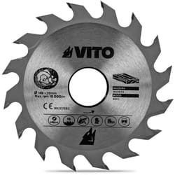 Lame Scie Circulaire Diam 140 x 1,4mm 16 Dents Scies Alesage 30mm Vito