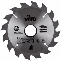 Cette lame de scie circulaire 160mm est spécialement conçue pour la découpe de bois, offrant une coupe nette et précise grâce ...