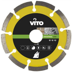 Vito - Disque Diamant laser 115mm Alesage 22.5mm Universel Pierre Marbre Granit