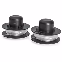Lot de 2 bobines de fil nylon pour coupe bordure 250W. Chaque bobine contient 5 mètres de fil de 1.4mm de diamètre. Caractéri ...
