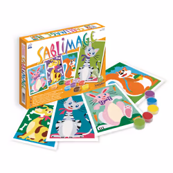 SentoSphère Sablimage "Animaux Câlins", 4 an(s), Multicolore, 20 pièce(s)