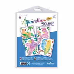 SentoSphère Recharge Aquarellum Junior "Perroquets", 10 an(s), Garçon/Fille, 99 an(s), 190 mm, 200 mm, 250 mm