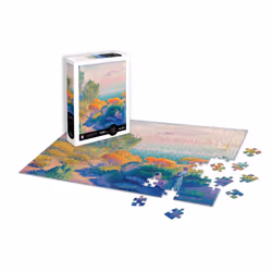 SentoSphère PUZZLE 1000 pièces - Deux femmes au bord du rivage - Henri-Edmond Cross - Vue supplémentaire 3