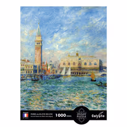 SentoSphère PUZZLE 1000 pièces - Vue de Venise (Le Palais des Doges) - Pierre-Auguste Renoir - Vue supplémentaire 2