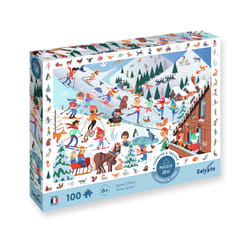 SentoSphère PUZZLE 100 pièces - Cherche et trouve - Sports d'Hiver