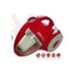 Aspirateur Sans Sac - H.KOENIG - TC14 Rouge - Filtre HEPA lavable - Puissance 2200W - Bac amovible 1200 ml