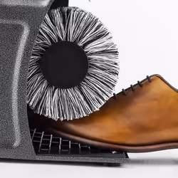 H.Koenig U600 polisseur électrique de chaussures Polisseur de chaussures vertical Noir, Gris
